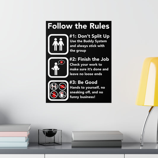 The Rules Poster