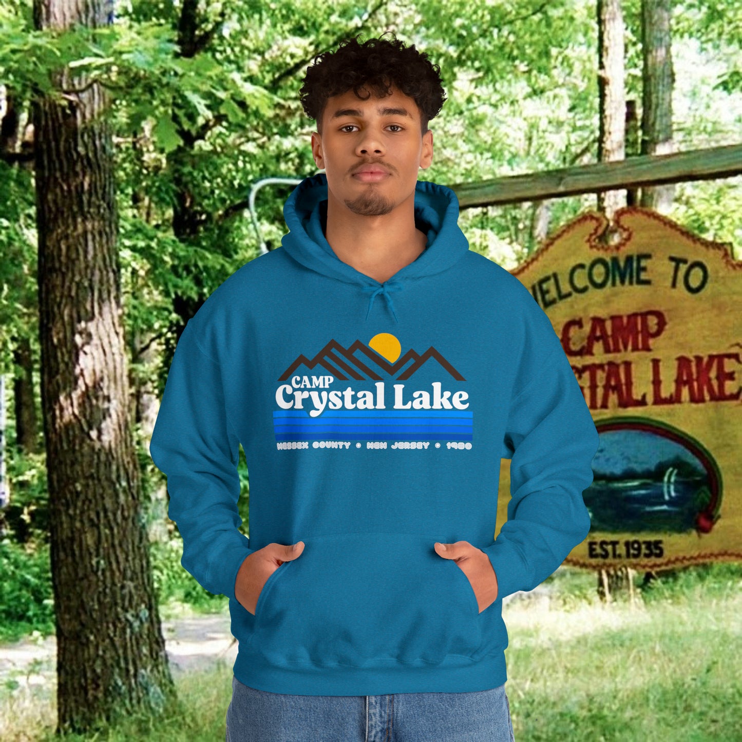 Camp Crystal Lake Hooded Sweatshirt