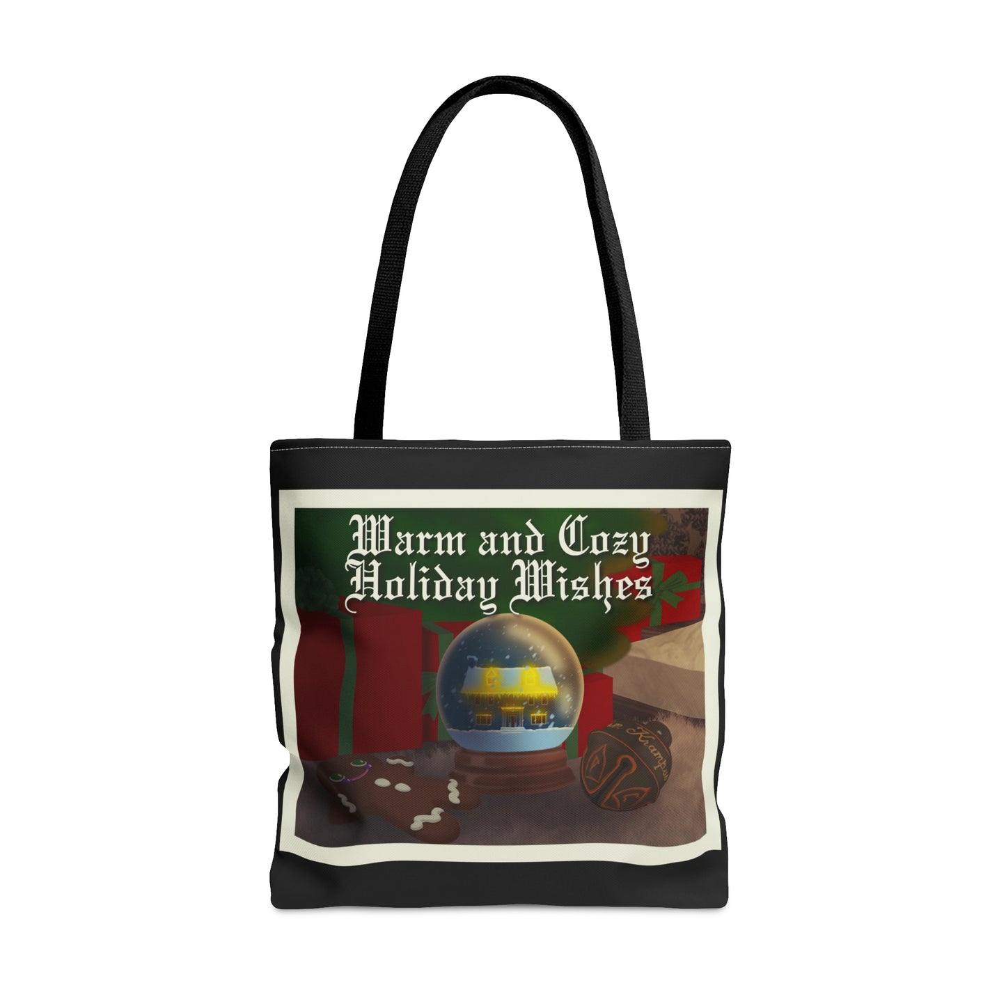 Merry Krampus Tote Bag (Black)