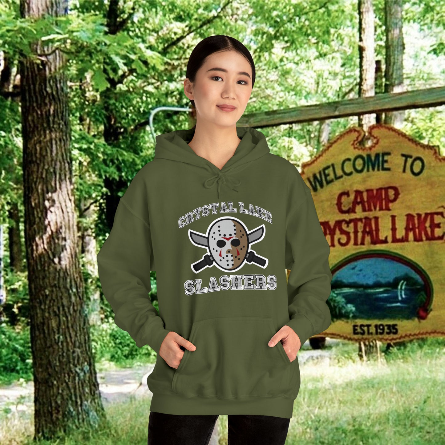 Crystal Lake Slashers Hooded Sweatshirt