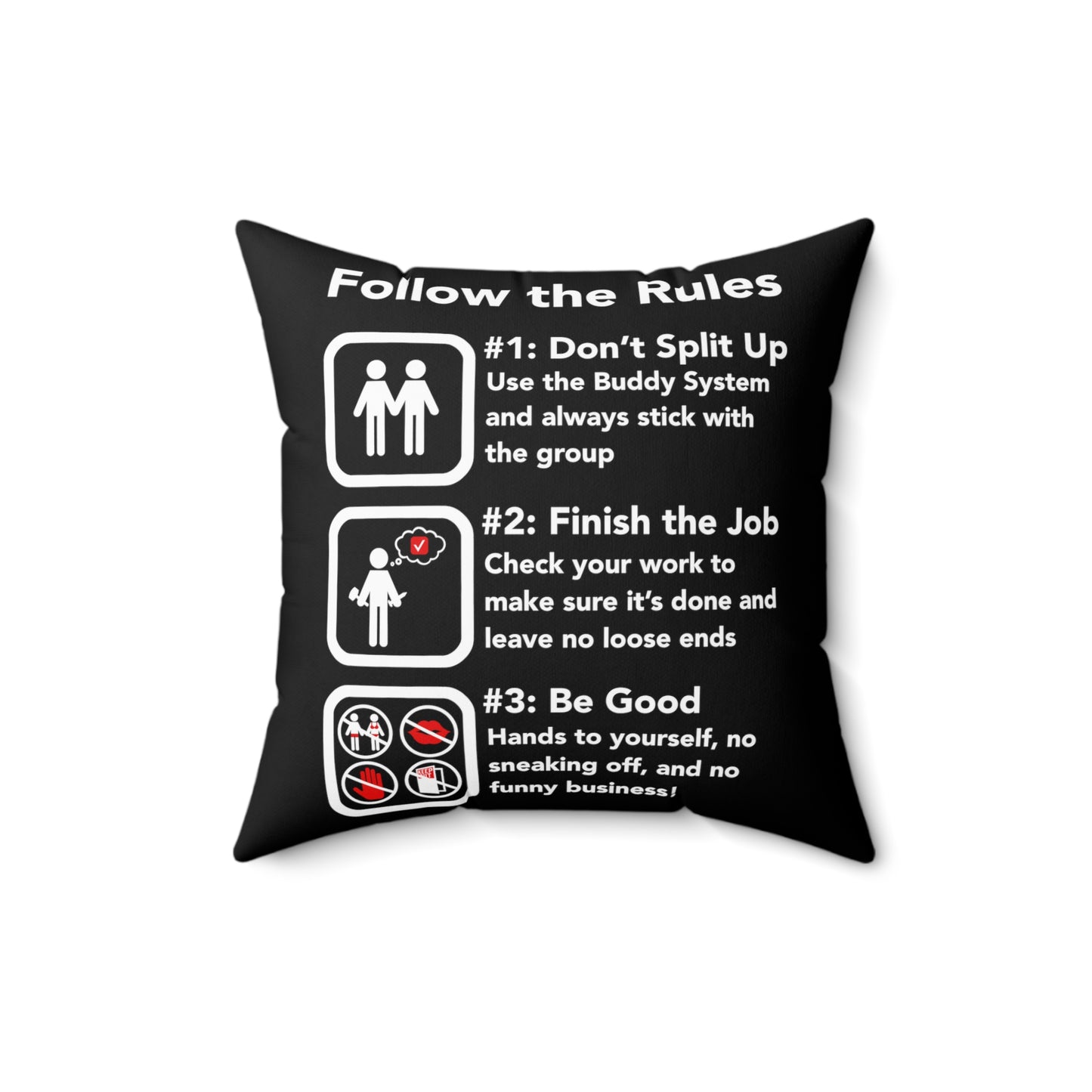 The Rules Throw Pillow
