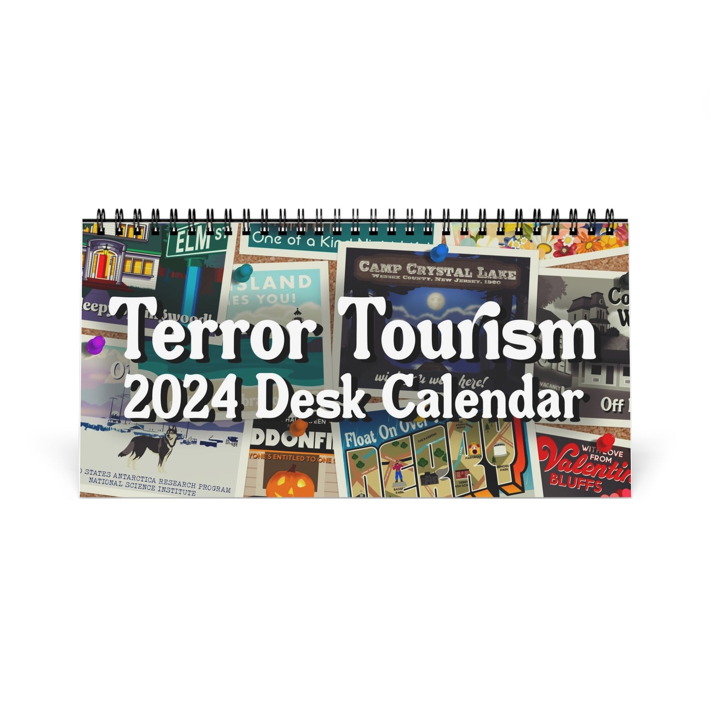 Terror Tourism Desk Calendar (2024)