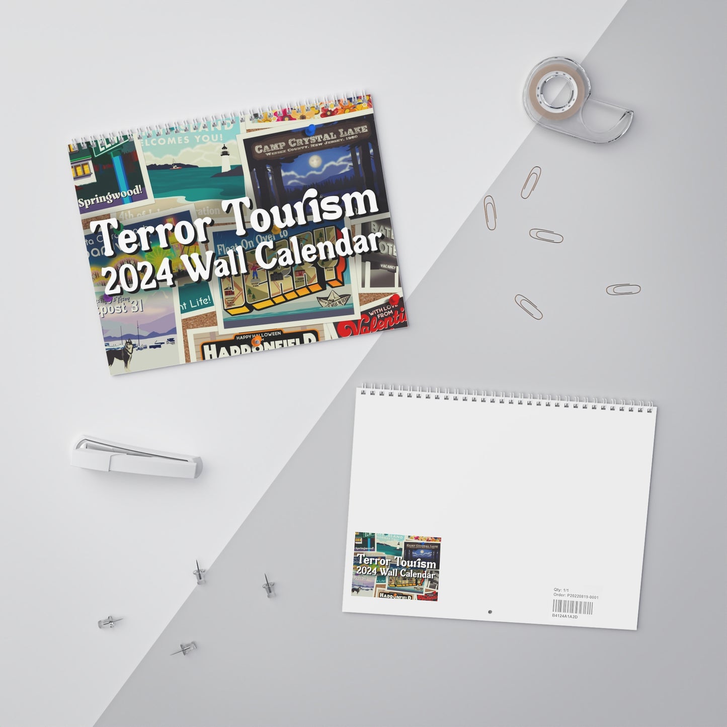 Terror Tourism Wall Calendar (2024)